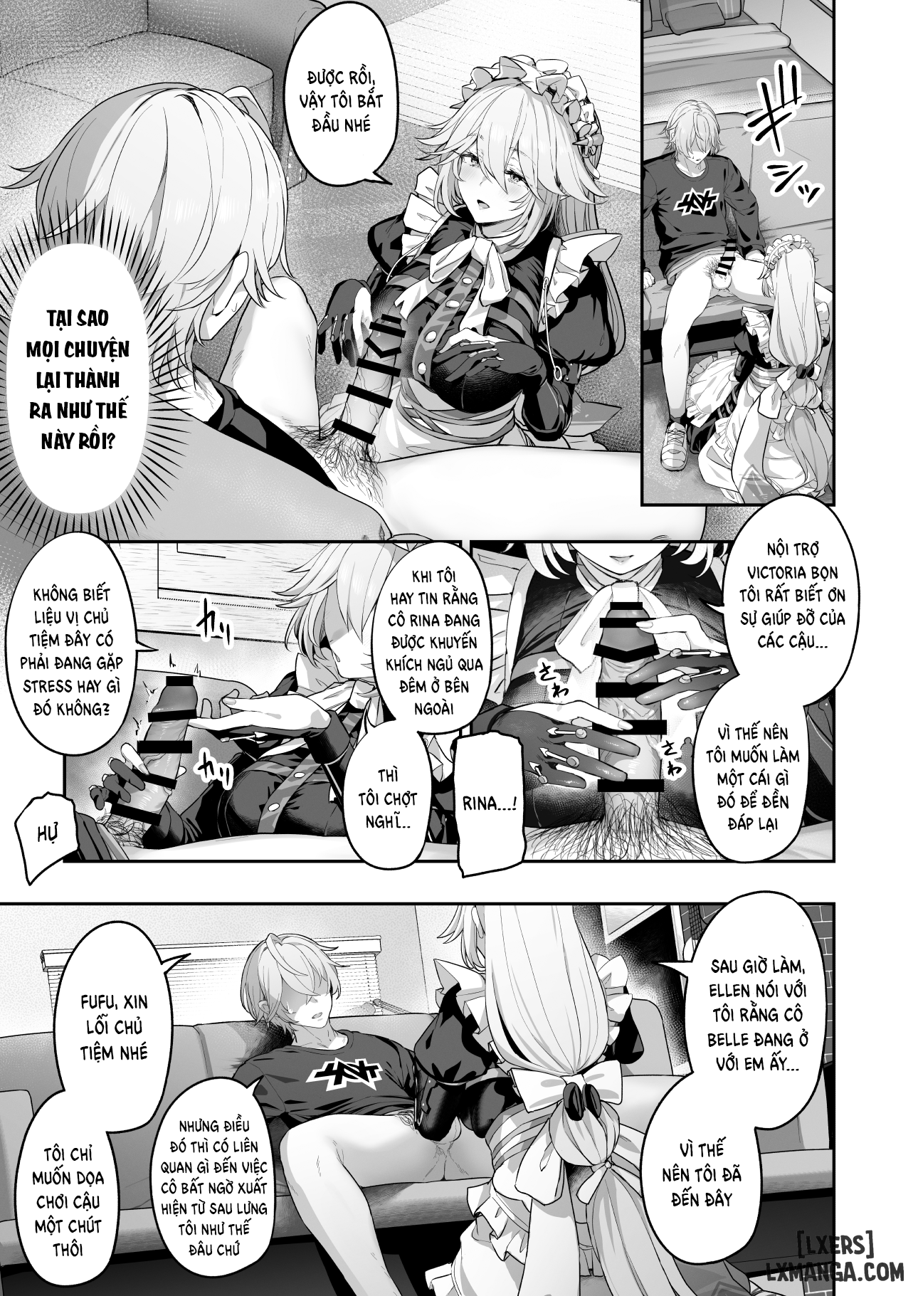 Dịch vụ bí mật đặc biệt của nữ hầu gái trưởng Rina - Trang 7