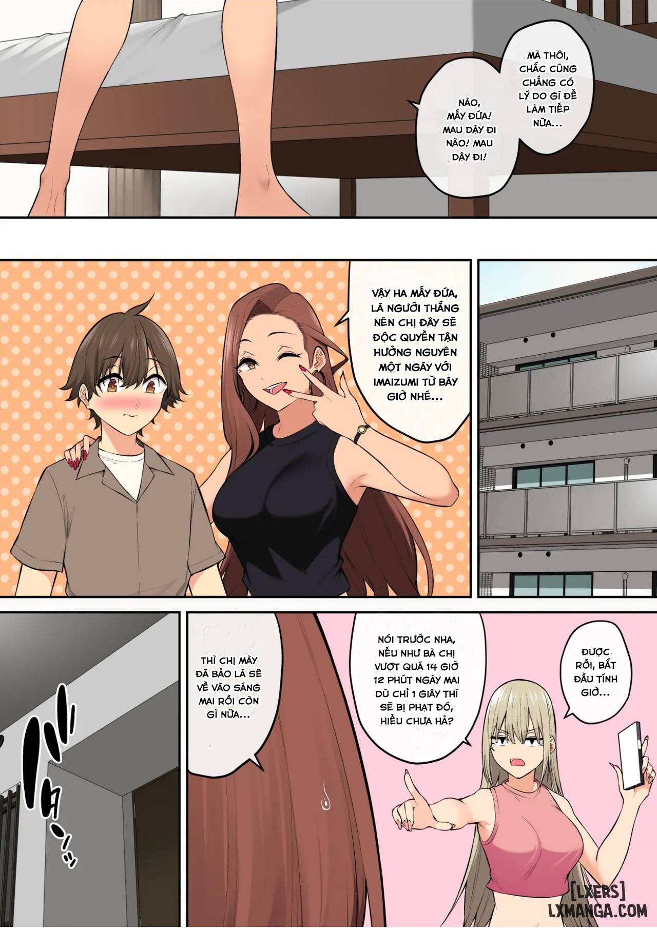 Imaizumi đưa cả bầy gyaru về nhà mình 7 - Trang 13