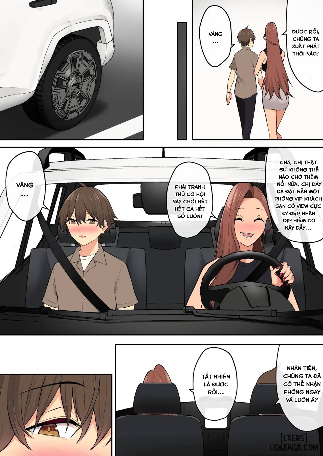 Imaizumi đưa cả bầy gyaru về nhà mình 7 - Trang 14