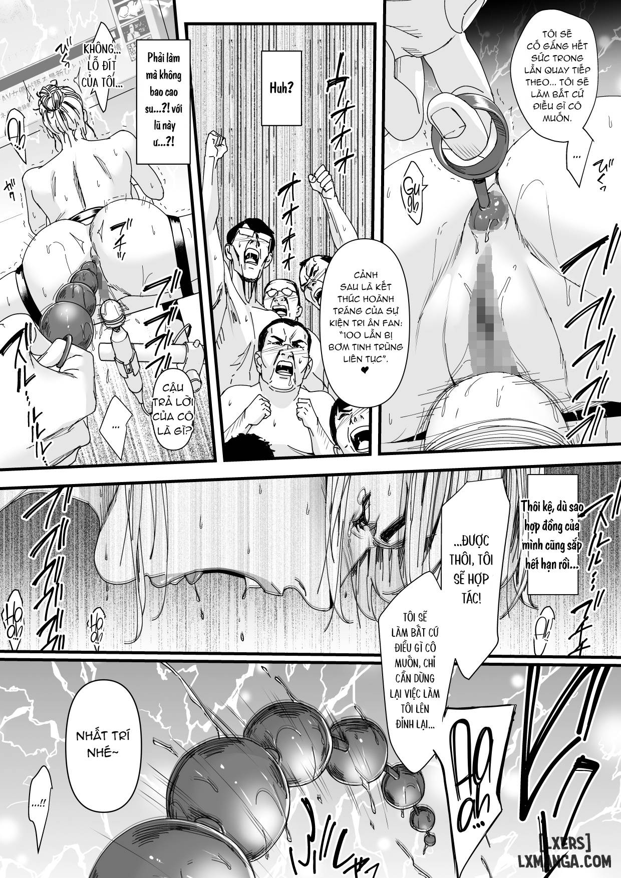 Charisma AV Joyuu (23-sai) o Intai Tekkai suru made Ikase Makuru 3 Fan Kanshasai Hen - Trang 4