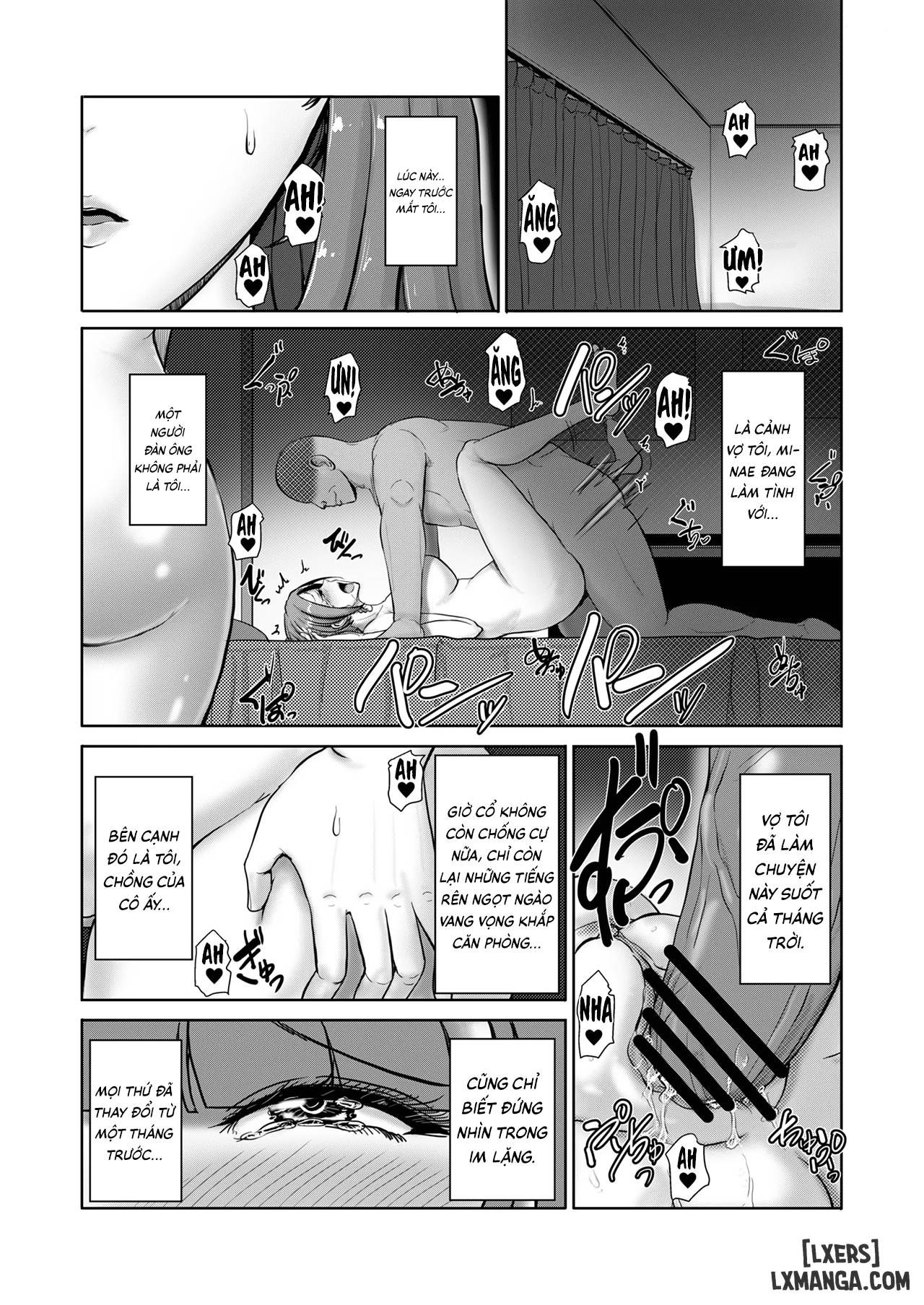 Cặp vợ chồng bị cắm sừng do biến đổi giới ~ Người chồng bị biến thành nữ và bị mê hoặc bởi dương vật đã phập người vợ yêu quý của mình - Trang 2