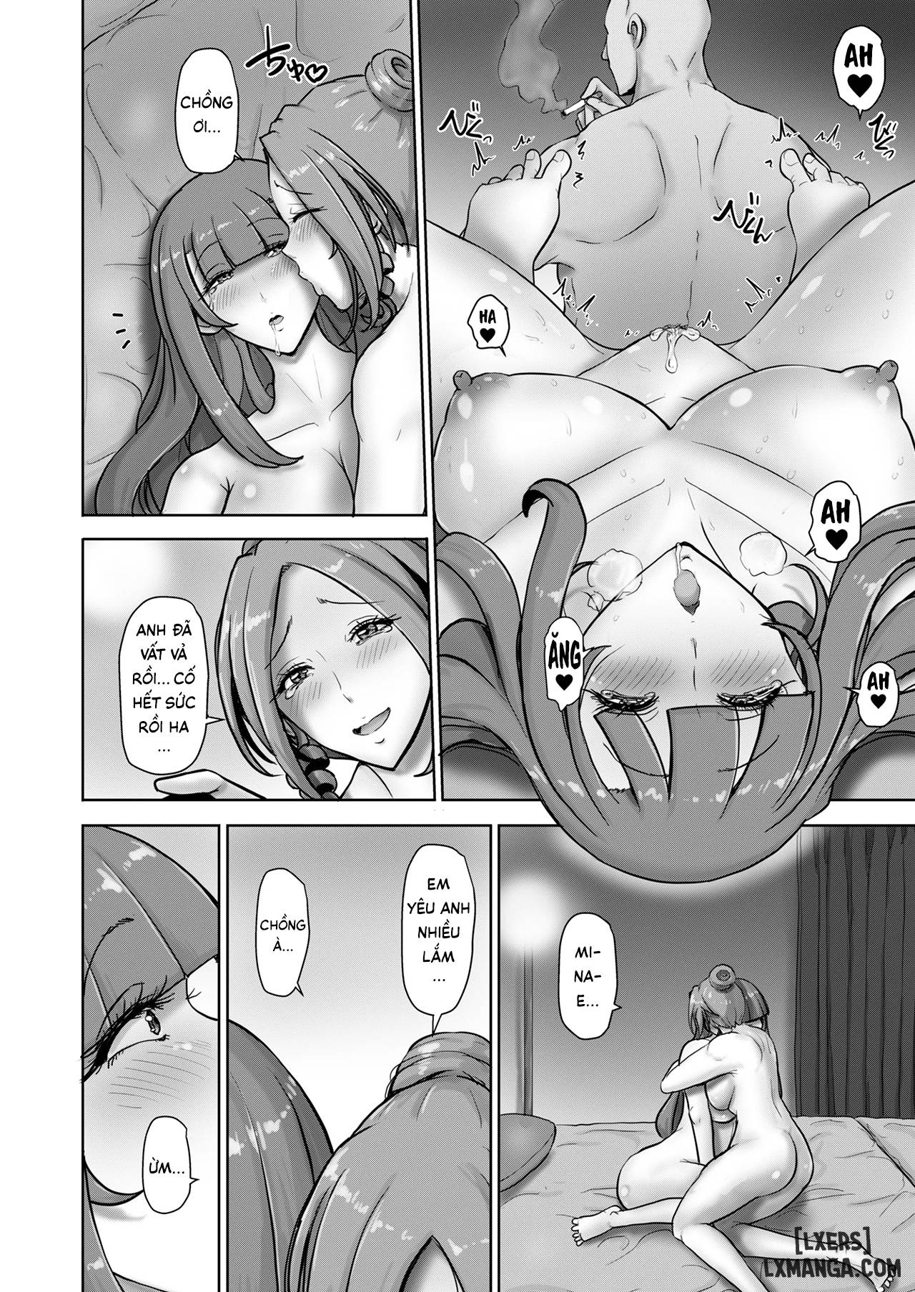 Cặp vợ chồng bị cắm sừng do biến đổi giới ~ Người chồng bị biến thành nữ và bị mê hoặc bởi dương vật đã phập người vợ yêu quý của mình - Trang 10