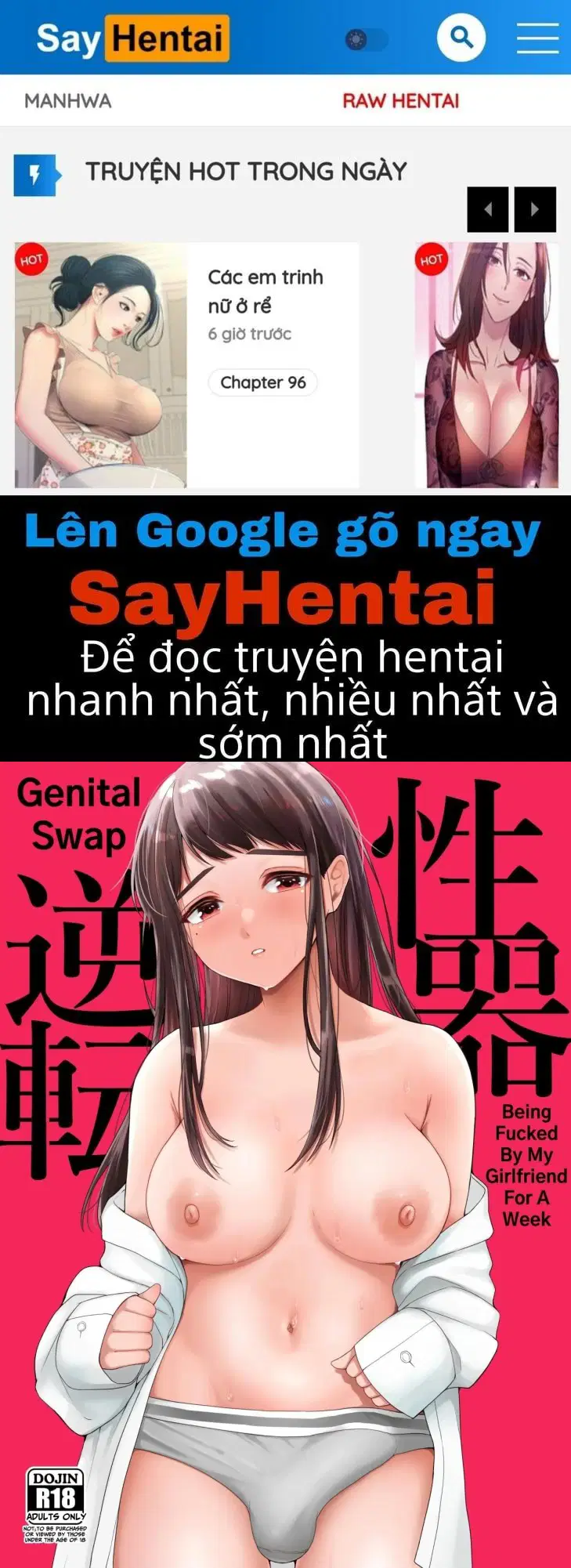 7 ngày bị bạn gái hoán đổi giới tính thống trị - Trang 1