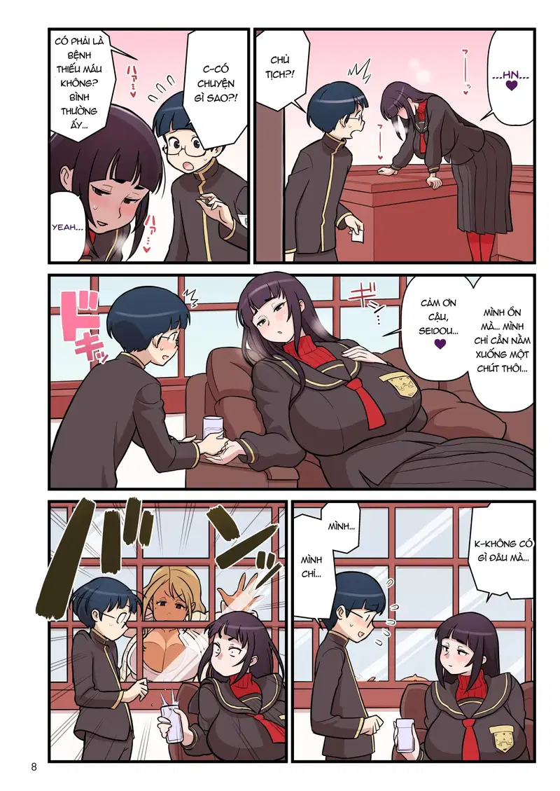 Kuro da nâu VS Ủy viên kỷ luật phần 1- Truyện Màu - Trang 11