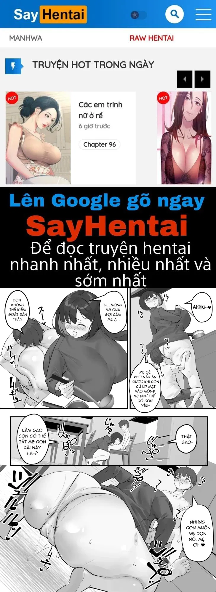 Ngày mẹ tôi trở thành bồn xả tinh của gã đó 4 - Trang 1