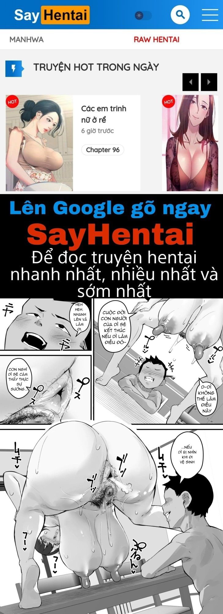 Ngày mẹ tôi trở thành bồn xả tinh của gã đó 4 - Trang 1