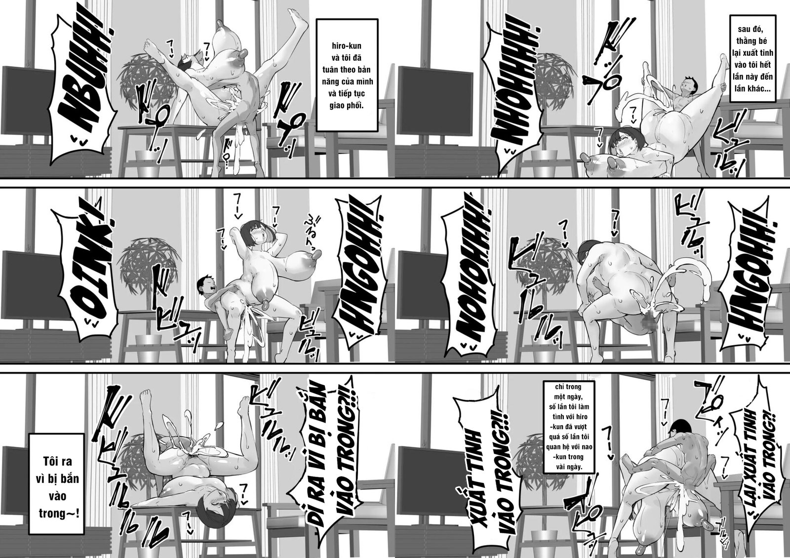 Ngày mẹ tôi trở thành bồn xả tinh của gã đó 4 - Trang 8