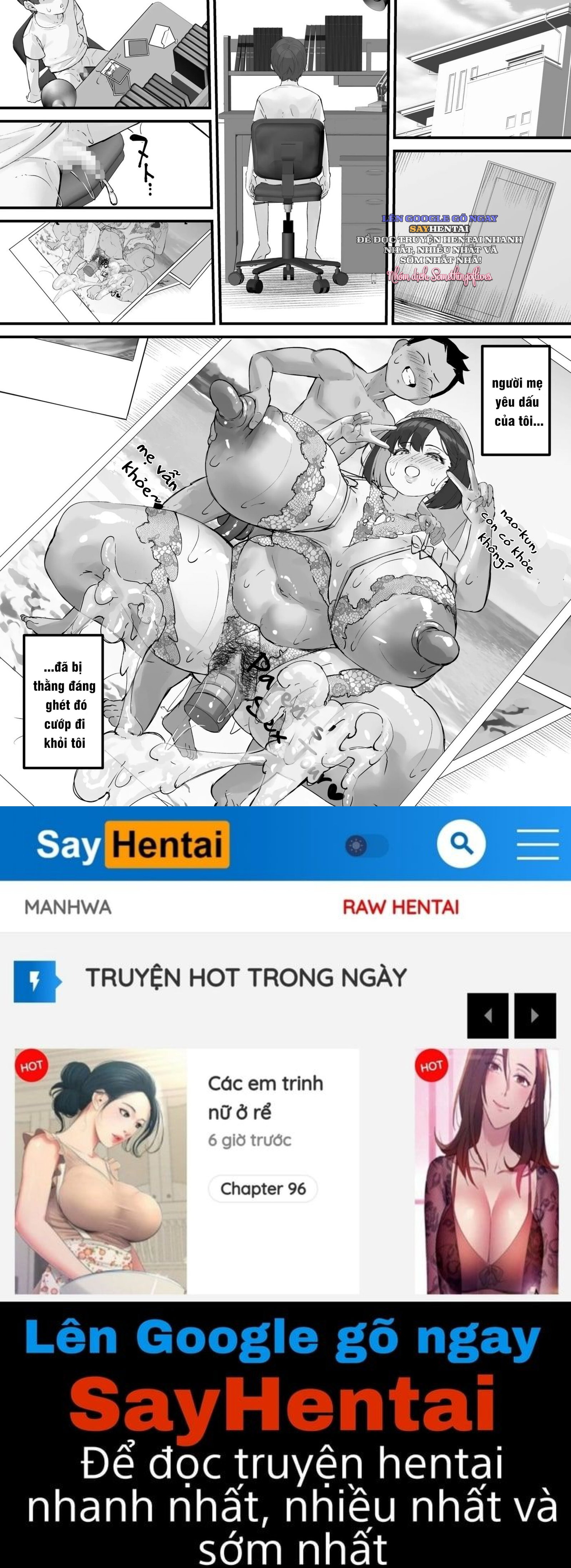 Ngày mẹ tôi trở thành bồn xả tinh của gã đó 4 - Trang 18