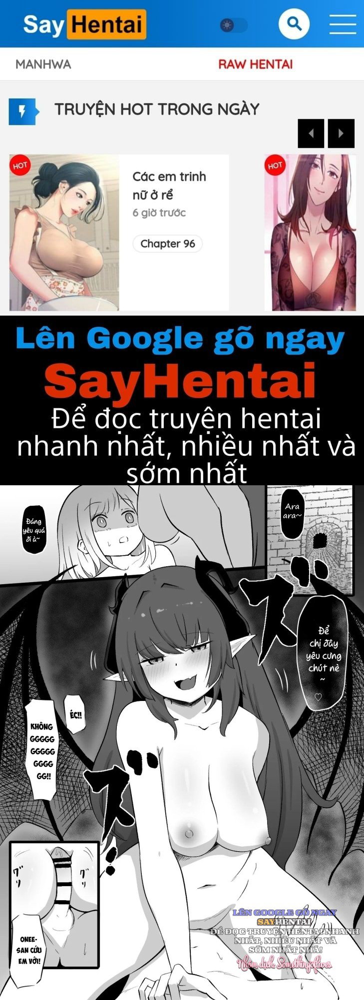 Chị Tôi Bị Succubus Gieo Giống, Còn Tôi Thành Thú Cưng Cho Inccubus - Trang 1