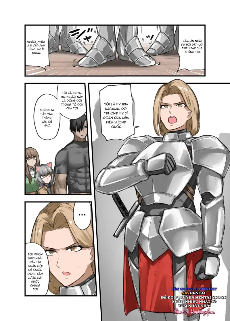 Một tuần với một người hùng phiên bản đội trưởng kỵ sĩ- Truyện Màu - Trang 8