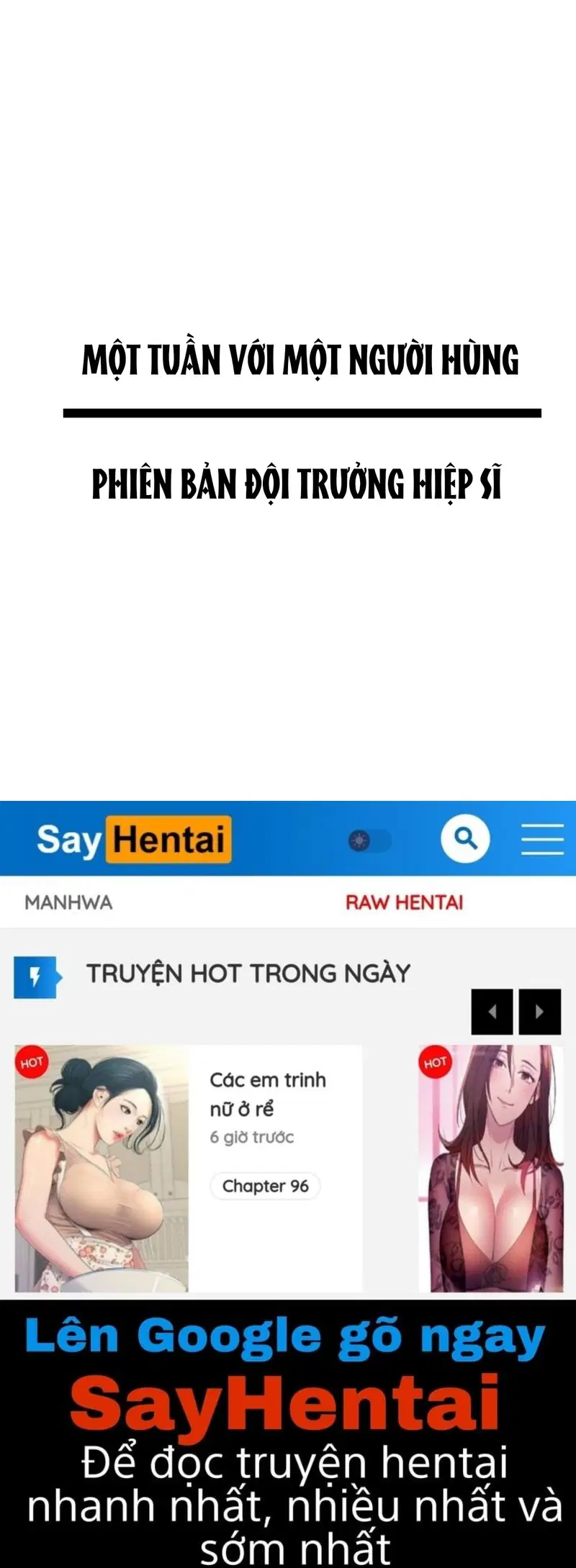 Một tuần với một người hùng phiên bản đội trưởng kỵ sĩ- Truyện Màu - Trang 26