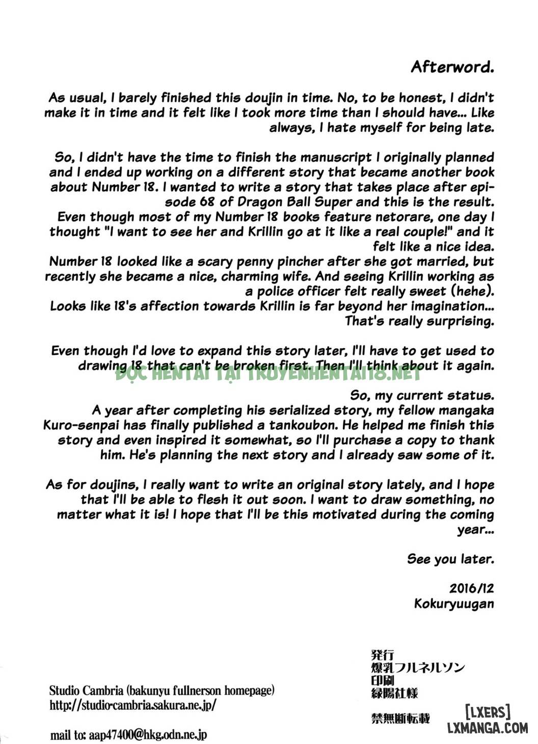 Dragon Ball 18+ Người Vợ Đáng Yêu - Trang 21