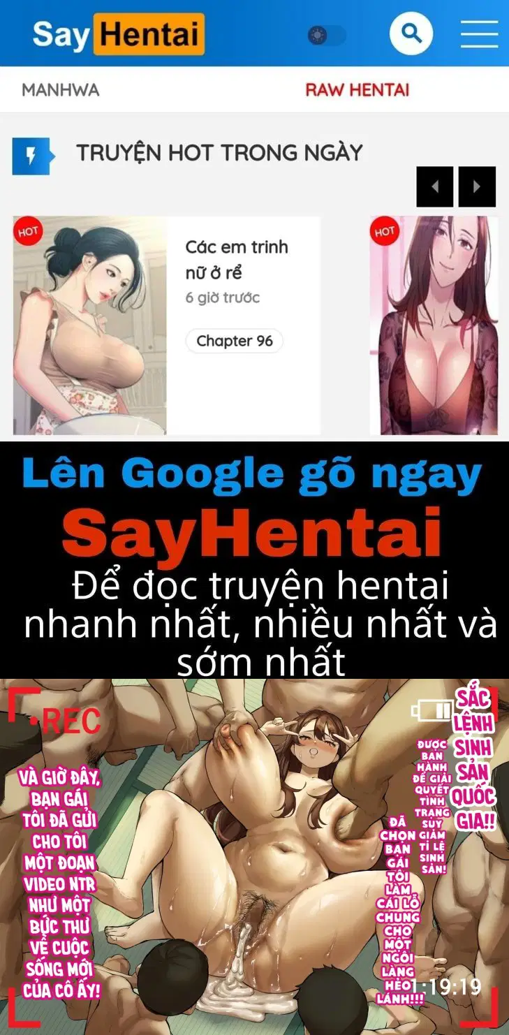 Đoạn video NTR như một bức thư - Bạn gái tôi là cái lỗ chung cho ngôi làng hẻo lánh - Trang 1