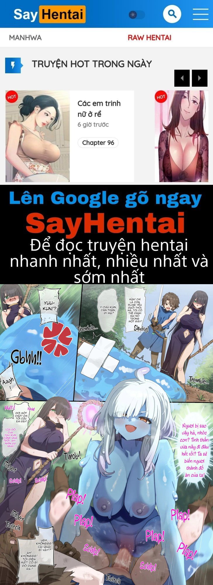 Slime và cậu nhóc dũng sĩ may mắn. - Trang 1