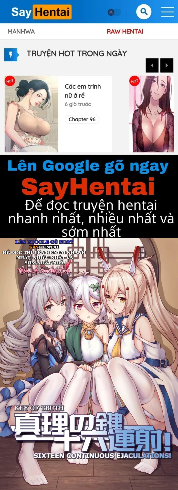 Chìa Khóa Sự Thật_ Mười Sáu Lần Cực Khoái Liên Hoàn - Trang 1