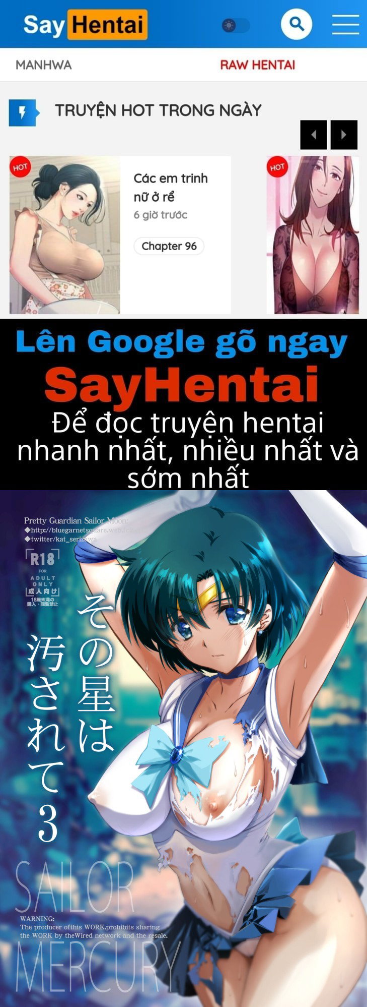 Sailor Moon 18+_ Các tuyển tập phần 2 - Trang 1