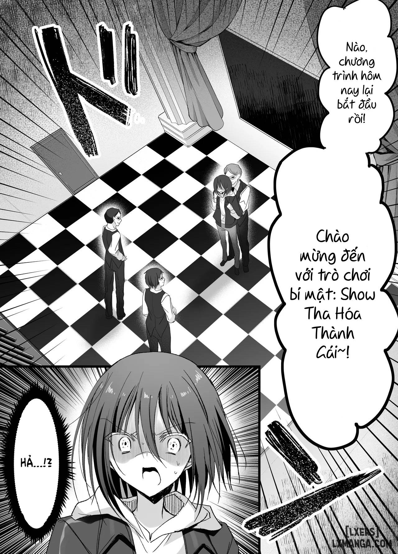 Kanojo no mae de! Mesu-ochi taikyū shō - Trang 14