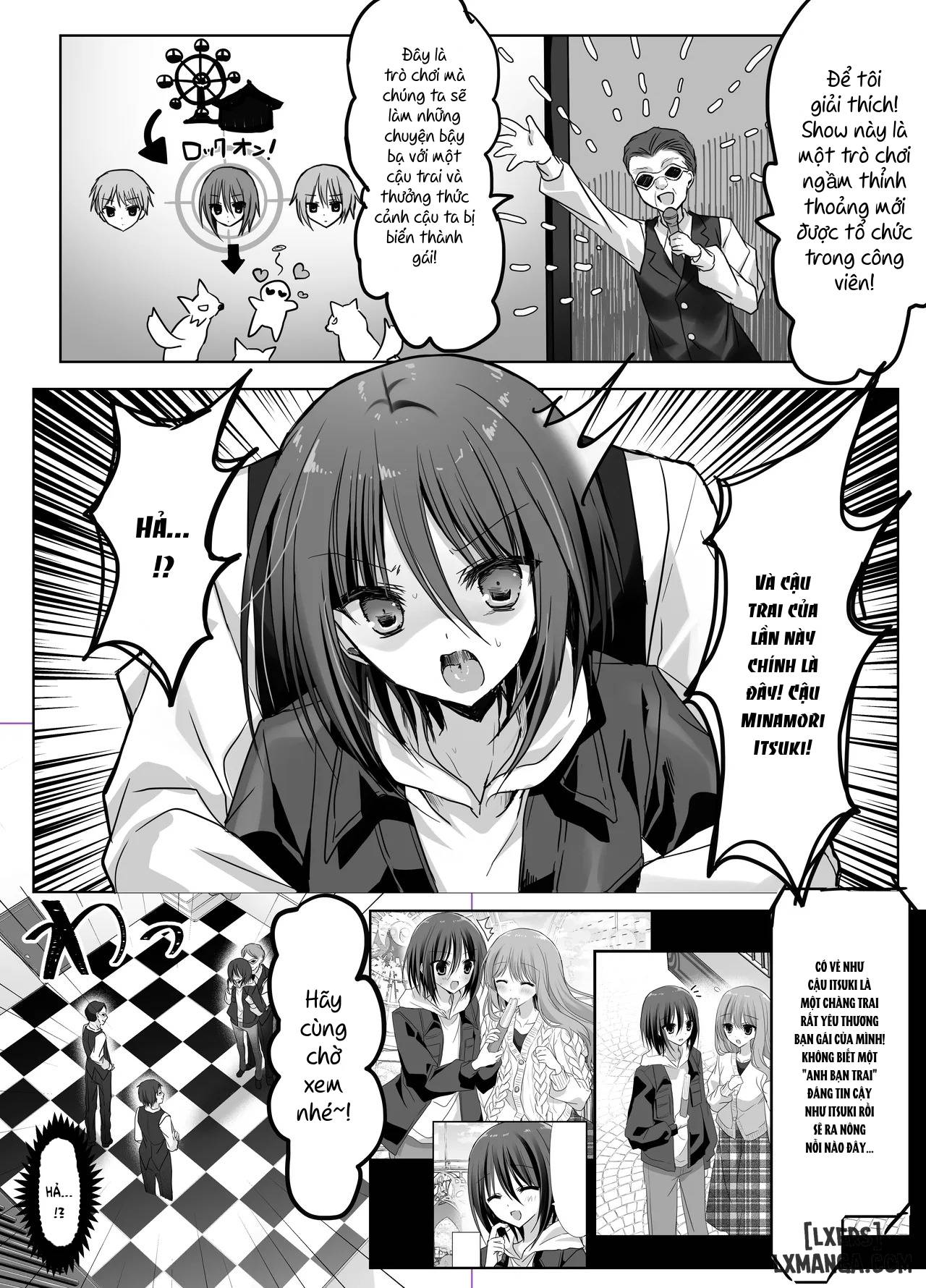 Kanojo no mae de! Mesu-ochi taikyū shō - Trang 15