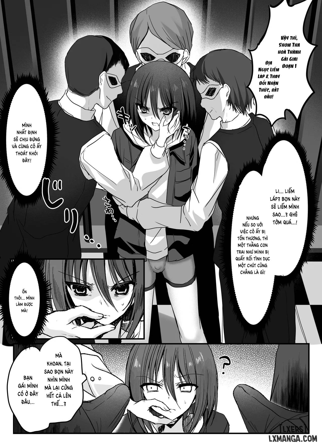 Kanojo no mae de! Mesu-ochi taikyū shō - Trang 18