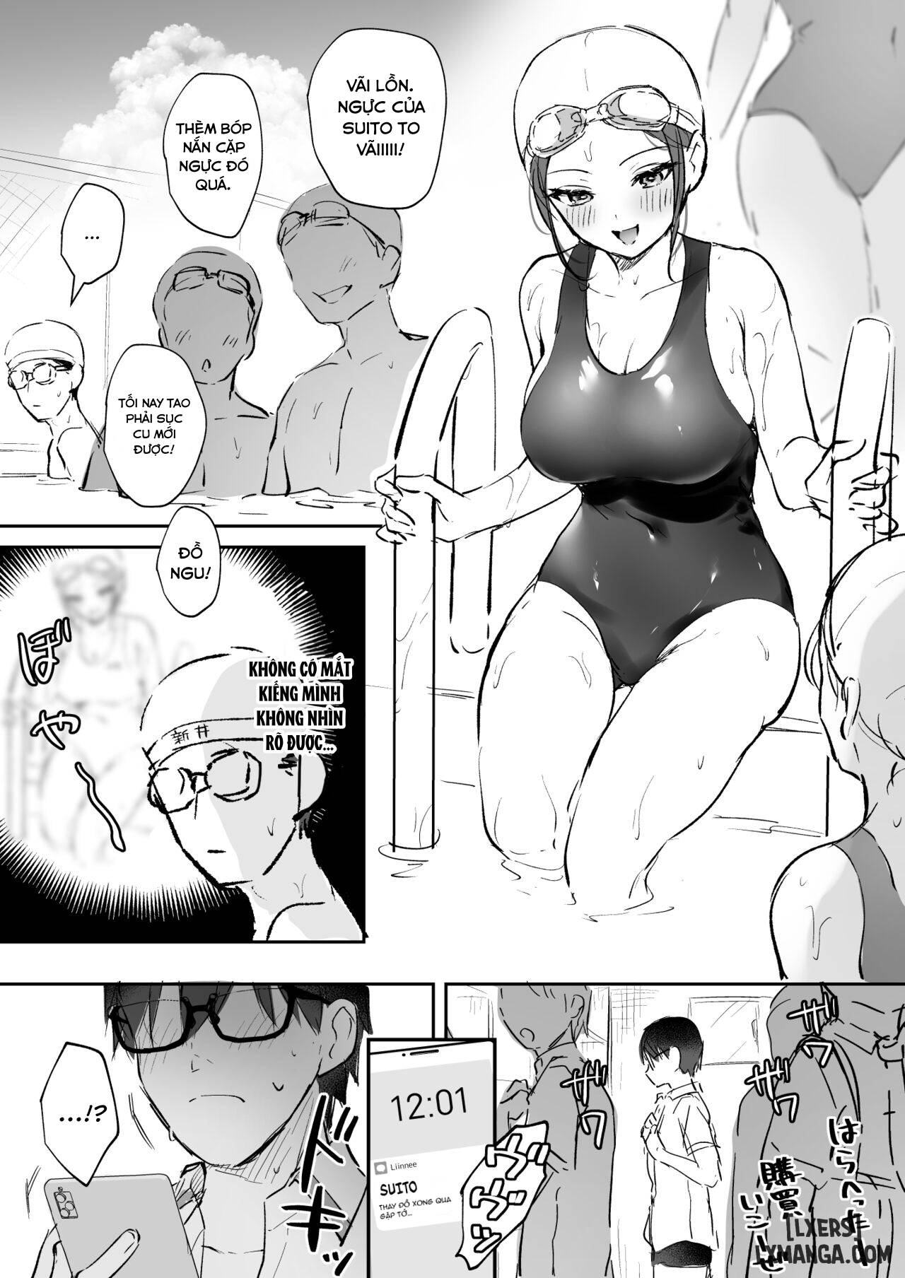Suito-san Sukumizu Ecchi Manga - Trang 4