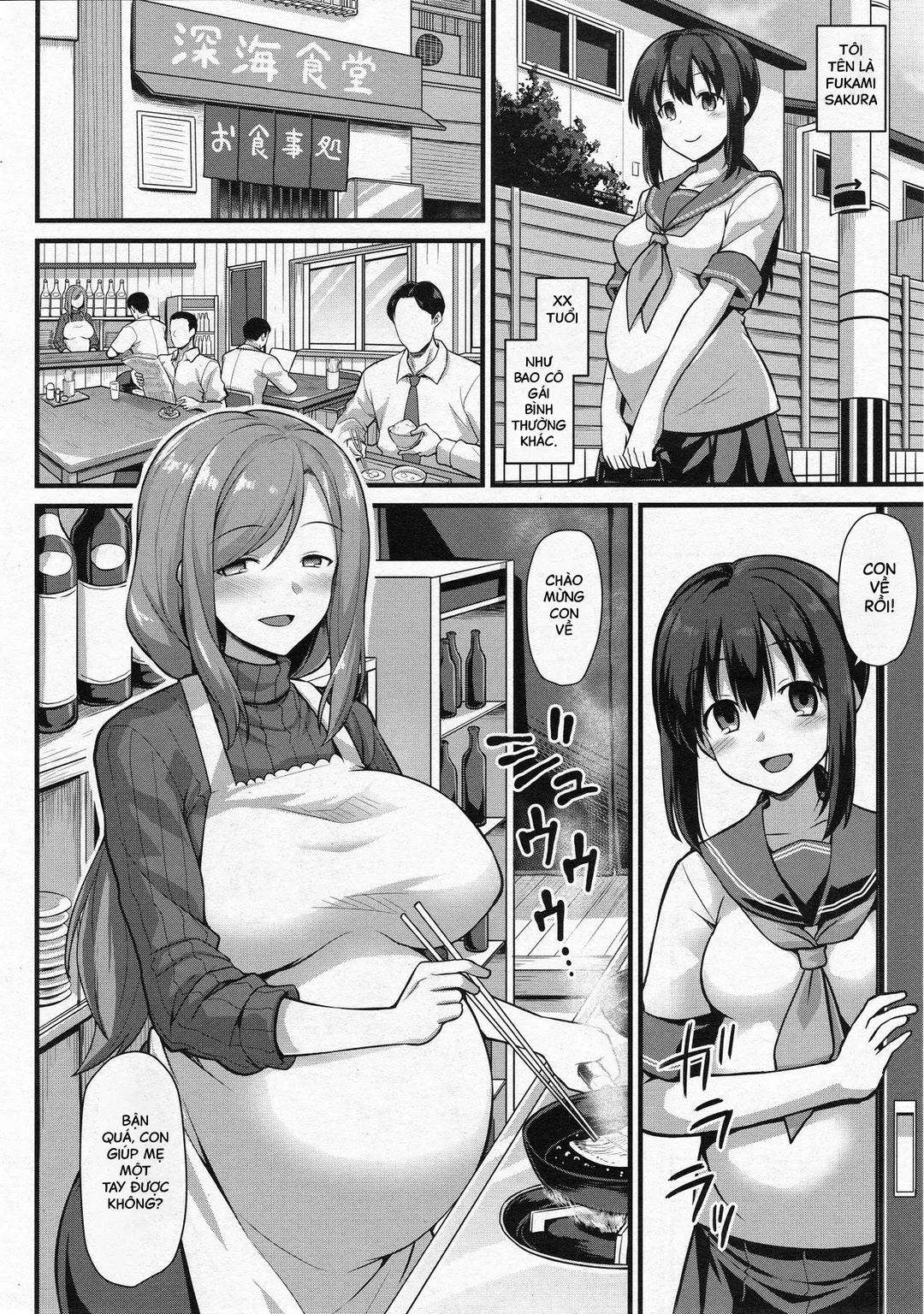 Tiệm ăn của hai mẹ con vui vẻ - Trang 5