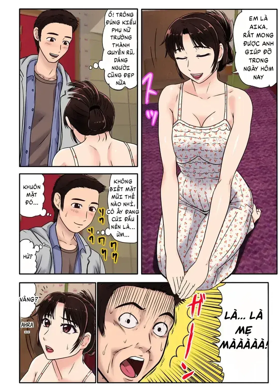 Mẹ làm việc ở MILF Soapland - Trang 5