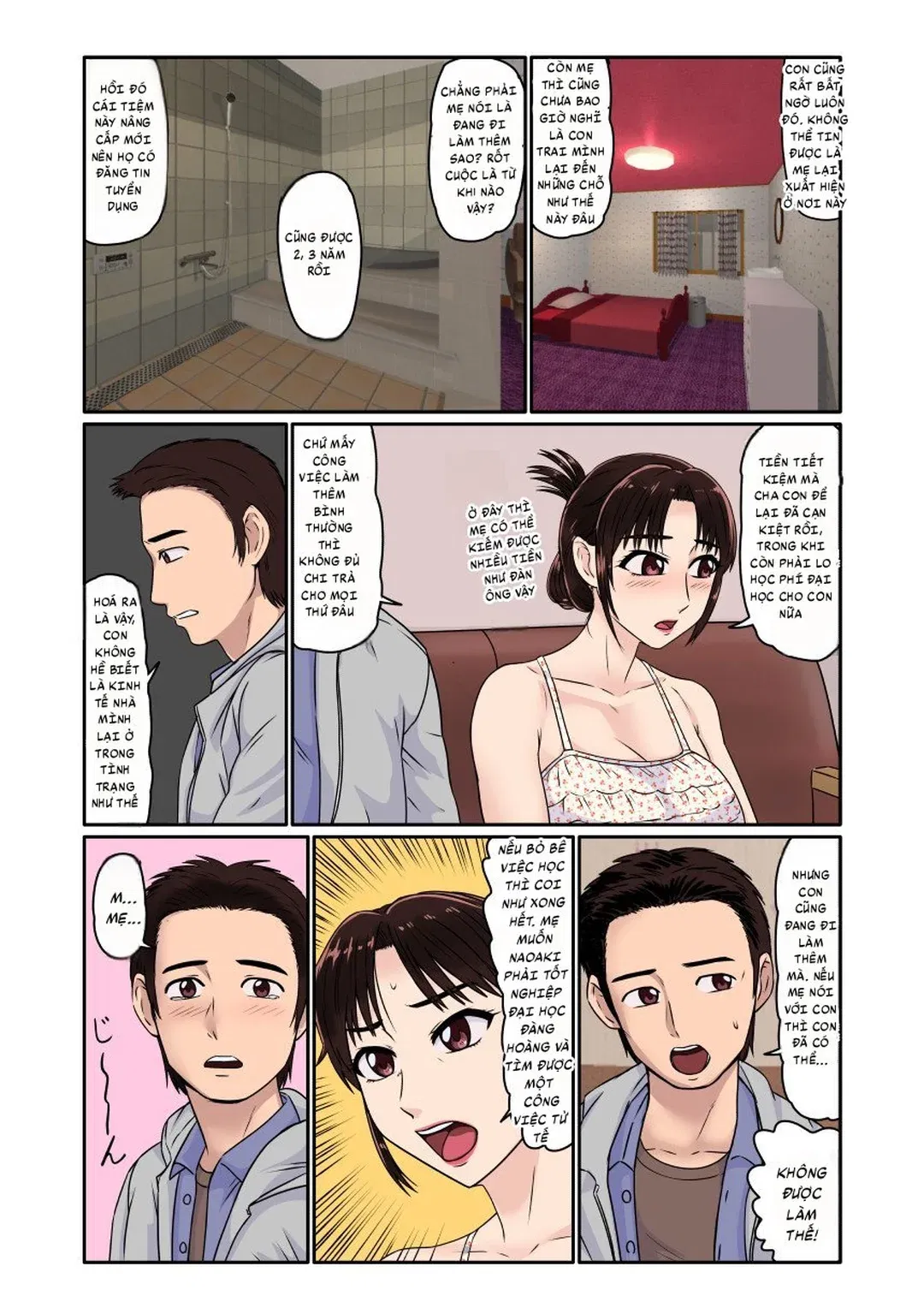 Mẹ làm việc ở MILF Soapland - Trang 7