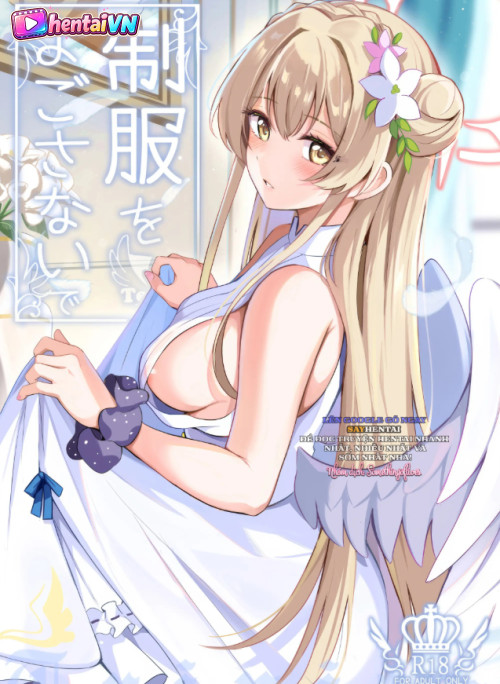 Đừng để dính lên đồng phục nhé