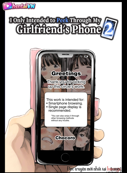 Tôi chỉ định nhìn trộm điện thoại của bạn gái tôi-FULL MÀU